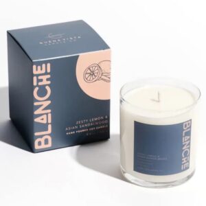 Blanche Zesty Lemon + Sandalwood Candle by Buena Vista Candle Co.