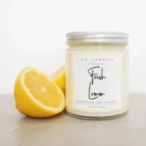Fresh Lemon Candle by C.B. Candles
