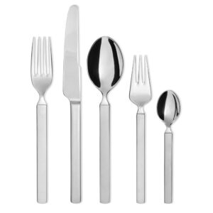 DRY 30-Piece 18/10 Stainless Steel Flatware Set, Service for 6 by Alessi
