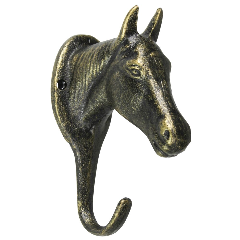 Bronze Horse Wall Hook by HomArt