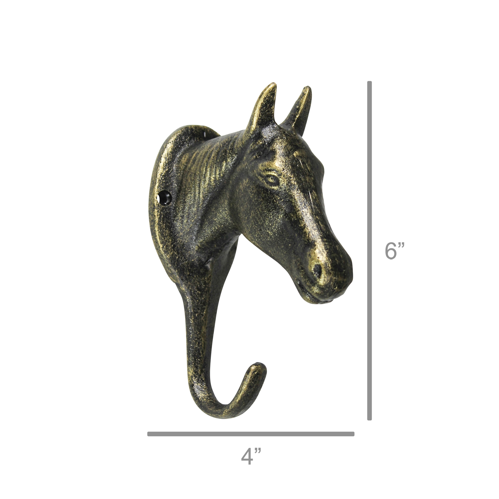 Bronze Horse Wall Hook by HomArt Seven Colonial