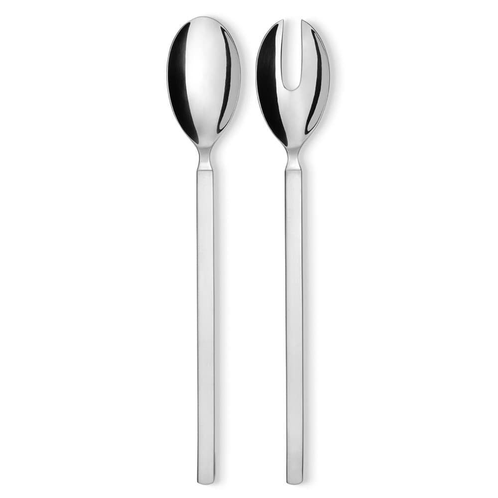 DRY 2Piece 18/10 Stainless Salad Servers Set by Alessi Seven Colonial