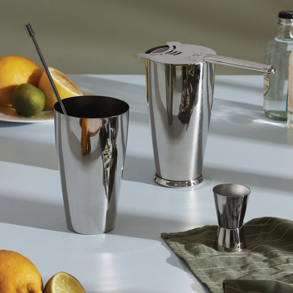 Boston Inox Stainless Cocktail Shaker Set by Alessi - Image 3