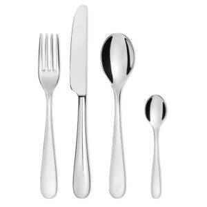 Ettore Sottsass Nuovo Milano 24-Piece 18/10 Stainless Flatware Set Service for 6 by Alessi