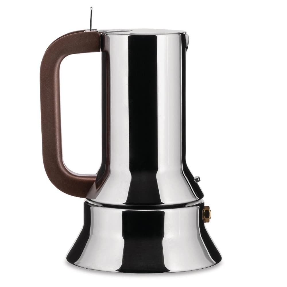 La Conica stainless steel coffee maker in silver - Alessi