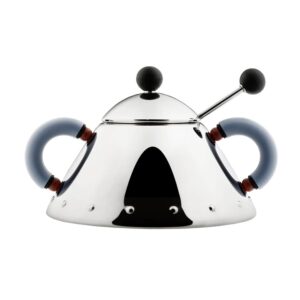 Michael Graves Stainless Steel Covered Sugar Bowl by Alessi