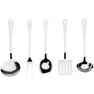 Jasper Morrison 5-Piece Assorted Kitchen Utensil Set by Alessi