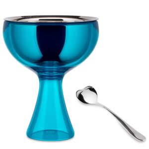 Miriam Mirri Big Love Ice Cream Dessert Bowl and Spoon by Alessi