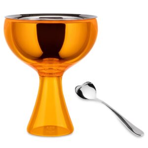 Miriam Mirri Big Love Ice Cream Dessert Bowl and Spoon by Alessi