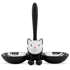 Miriam Mirri Tigrito Cat Bowl/Dish Black by Alessi