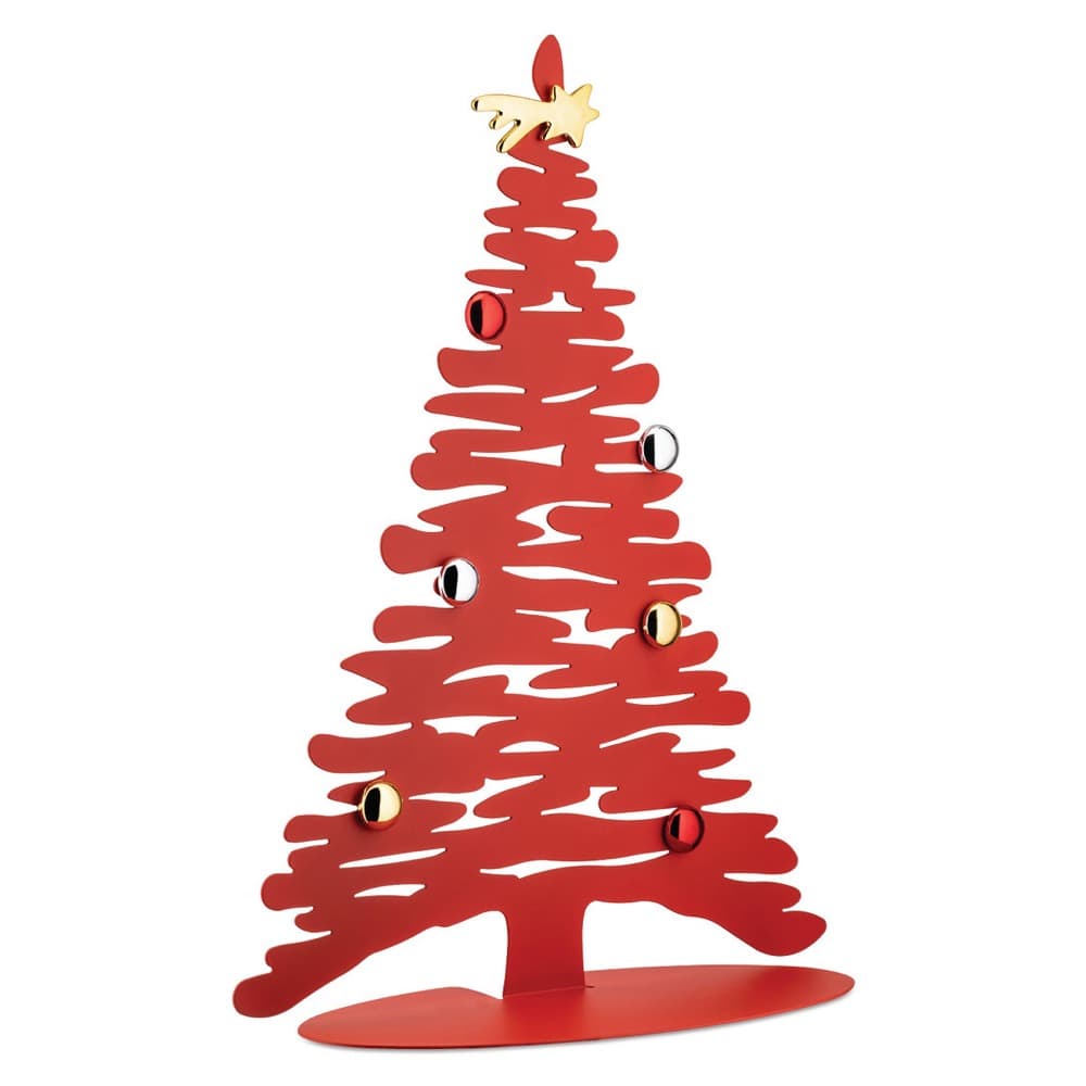 Bark for Christmas Red Tabletop Tree by Alessi