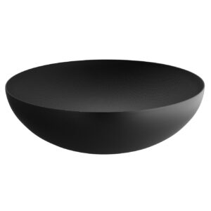 Double-Wall Bowl in Black by Alessi