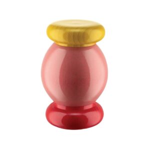 Pink/Red/Yellow Beechwood Pepper Grinder by Alessi