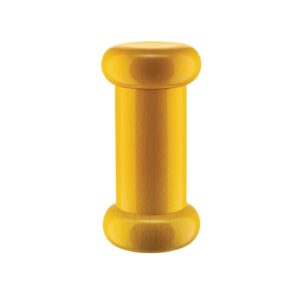Yellow Beechwood Pepper Grinder by Alessi