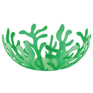 Mediterraneo Metal Decorative Bowl Green by Alessi