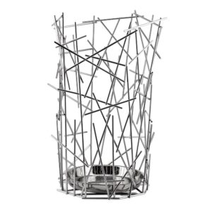 Polished Chrome "Blow Up" Umbrella Stand by Alessi