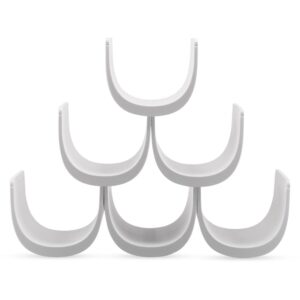 Noè 6 Bottle Expandable Wine Bottle Rack by Alessi