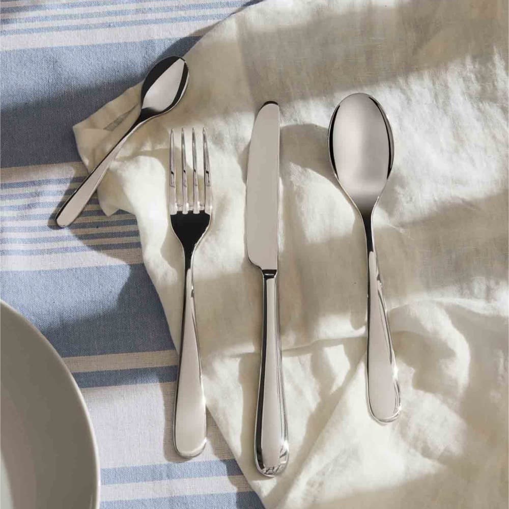 Nuovo Milano by Ettore Sottsass 24 Piece 18/10 Stainless Steel Flatware Set Service for 6 by Alessi - Image 2