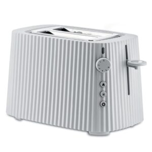 Plissé Toaster in White by Alessi