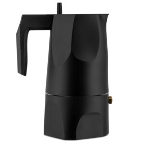 Ossidiana Espresso/Coffee Maker in Black by Alessi