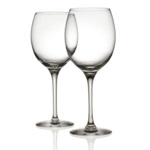 Mami 15.2 oz. Crystal White Wine Glass Set of 4 by Alessi
