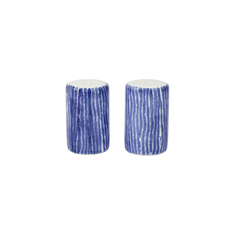 Santorini Stripe Salt & Pepper by Viva VIETRI