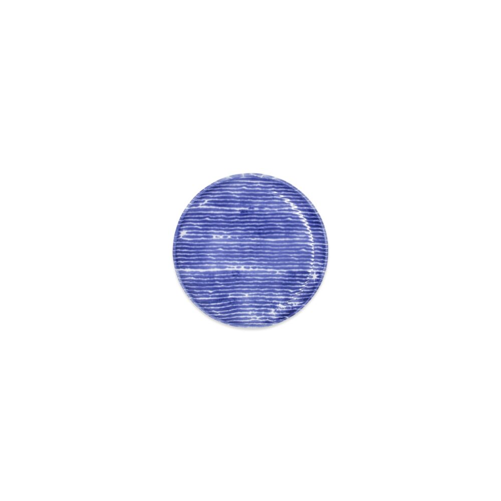 Santorini Stripe Cocktail Plate by Viva VIETRI