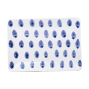 Santorini Dot Small Rectangular Platter by Viva VIETRI