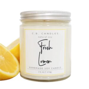 Fresh Lemon Candle by C.B. Candles