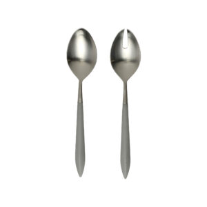 Ares Argento & Light Gray Salad Serving Set by VIETRI