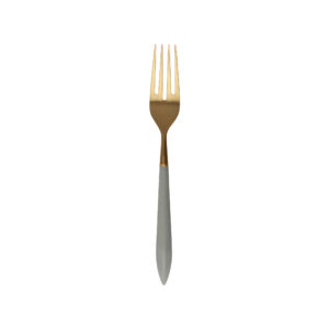 Ares Oro & Light Gray Serving Fork by VIETRI