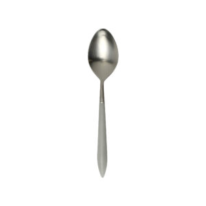 Ares Argento & Light Gray Serving Spoon by VIETRI