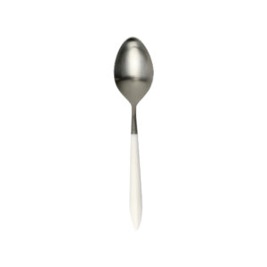 Ares Argento & White Serving Spoon by VIETRI