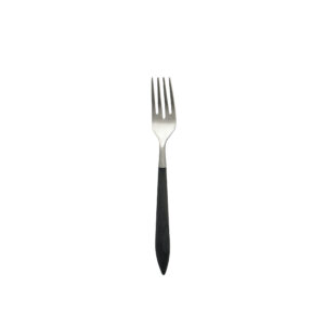 Ares Argento & Black Salad Fork by VIETRI
