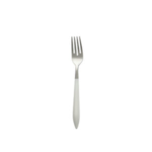 Ares Argento & White Salad Fork by VIETRI