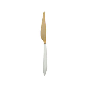 Ares Oro & White Place Knife by VIETRI
