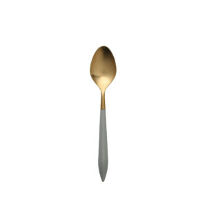 Ares Oro & Light Gray Place Spoon by VIETRI