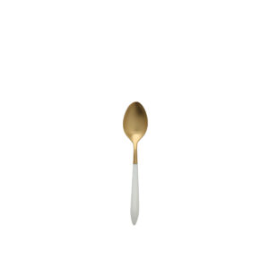Ares Oro & White Teaspoon by VIETRI