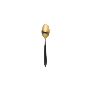 Ares Oro & Black Demitasse Spoon by VIETRI