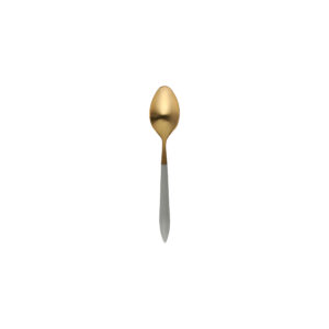 Ares Oro & Light Gray Demitasse Spoon by VIETRI