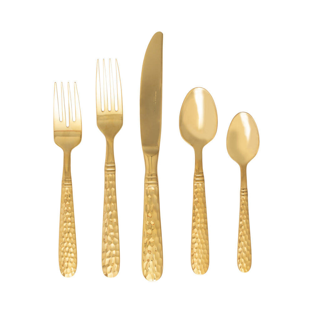 Martellato Gold Five-Piece Place Setting by VIETRI
