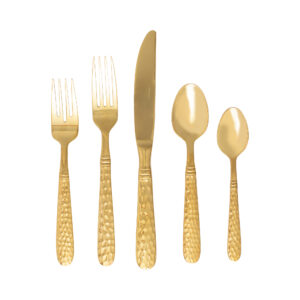 Martellato Gold Five-Piece Place Setting by VIETRI