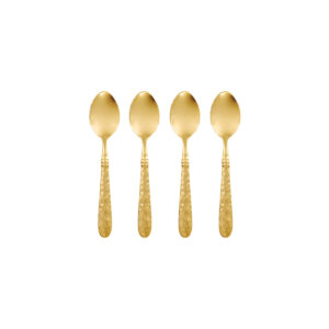 Martellato Gold Demitasse Spoons - Set of 4 by VIETRI
