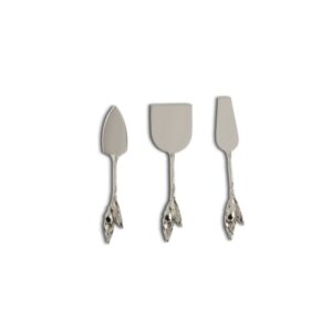 Oliveira Cheese Knives-Set of 3 by Carmel Ceramica