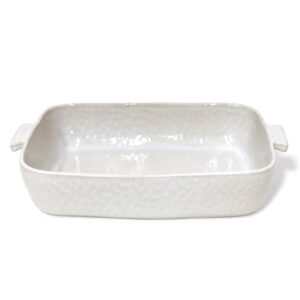 Cozina White Rectangular Baker by Carmel Ceramica