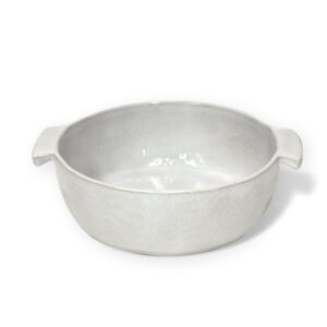 Cozina White Round Baker by Carmel Ceramica