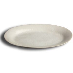 Cozina White Oval Platter  by Carmel Ceramica