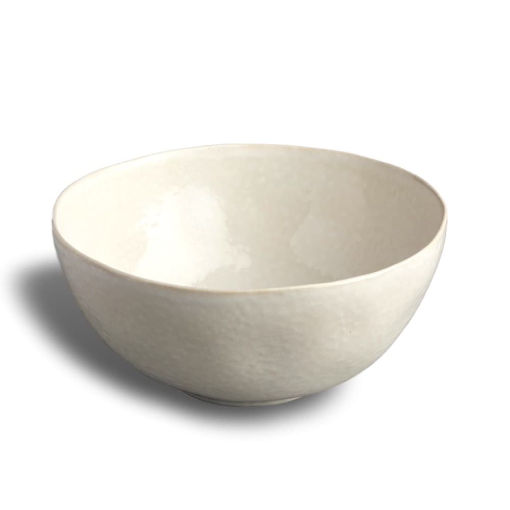 Cozina White Large Serving Bowl by Carmel Ceramica