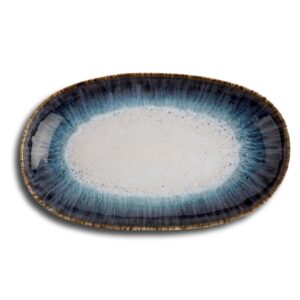 Cypress Grove Oval Centerpiece Tray by Carmel Ceramica