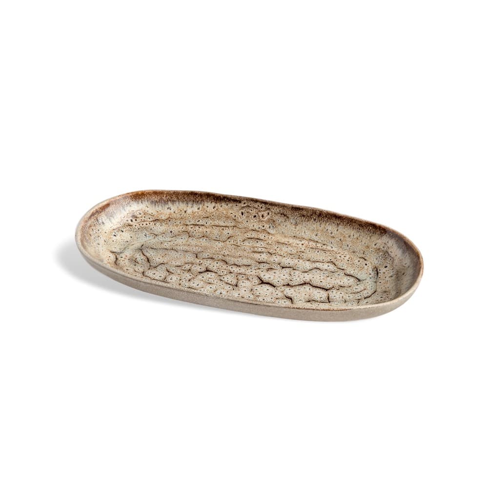 Truffle Medium Oval Tray by Carmel Ceramica